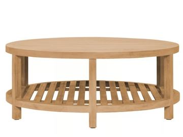ARBOR - Round teak coffee table by JANUS et Cie - view 2
